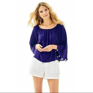 Lilly Pulitzer Delaney Top True Navy